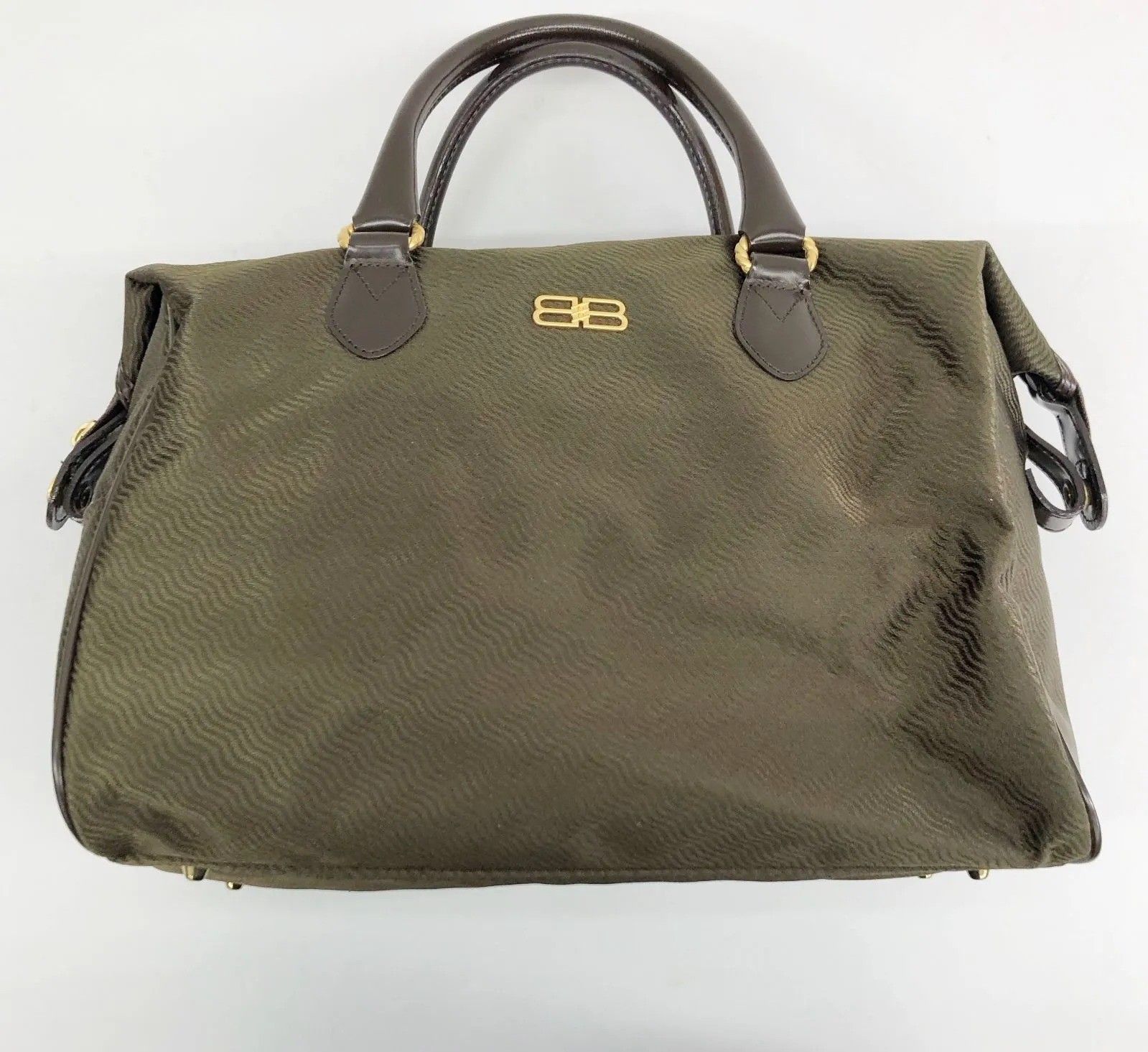BALENCIAGA バレンシアガ ミニ ボストン バッグ ダークグリーン _234067