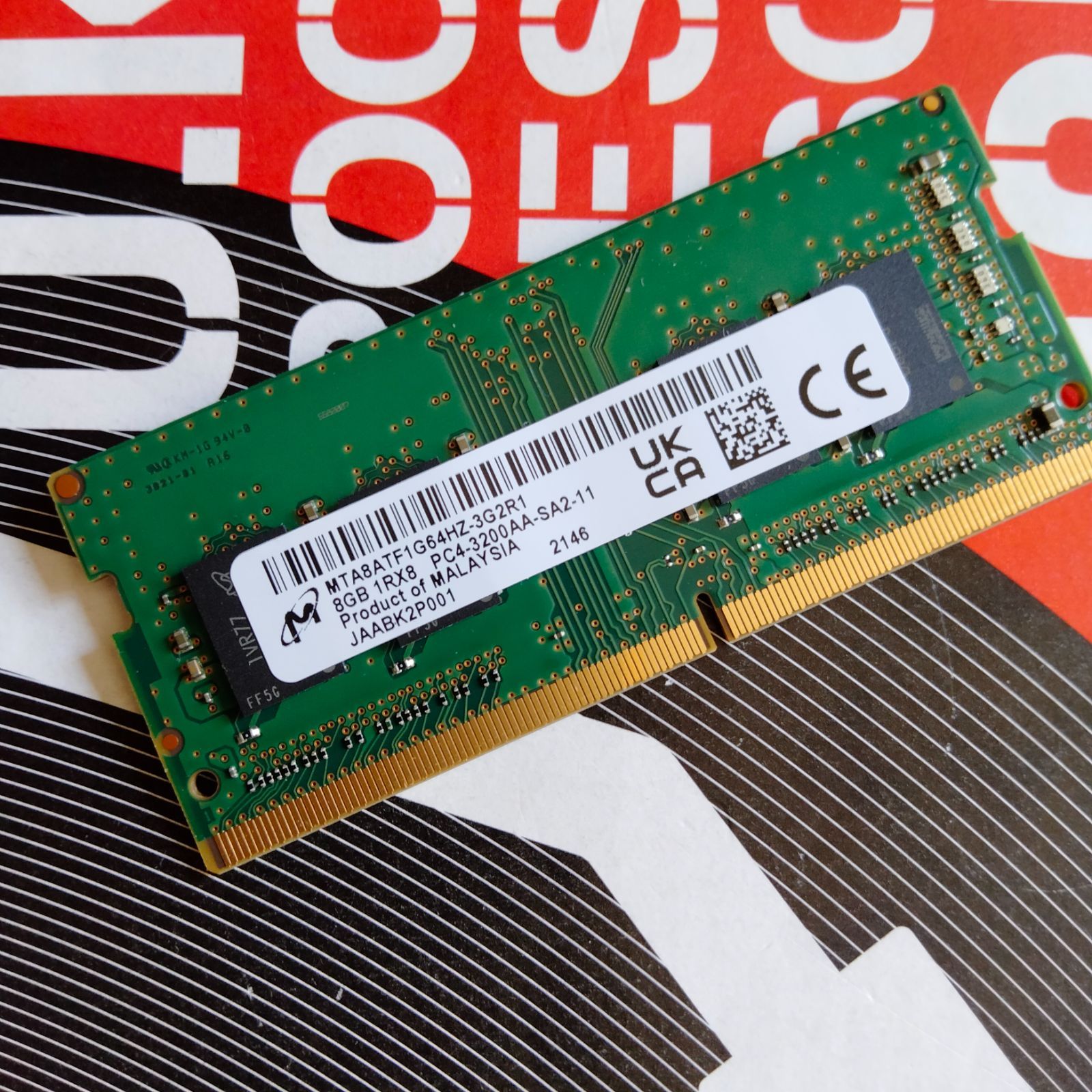 Micron DDR4 8GB PC4-3200AA 中古 稼働品 - メルカリ