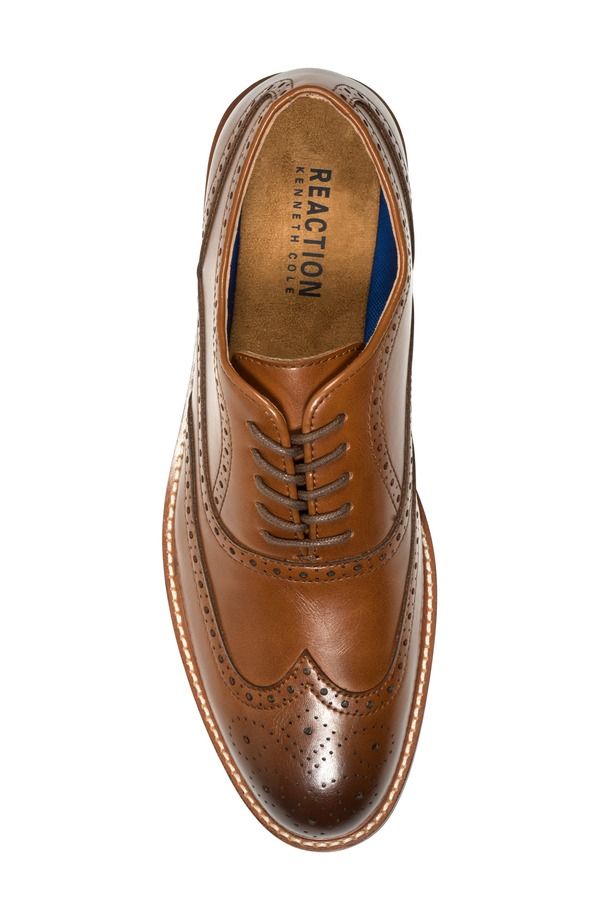 ケネスコール メンズ シューズ オックスフォード ウィングチップ Kenneth Cole Reaction Lance Wingtip Oxford Medium Brown ブラウン ケネスコール メンズ シューズ オックスフォード ウィングチップ Kenneth Cole Reaction Lance Wingtip Oxford Medium Brown ブラウン