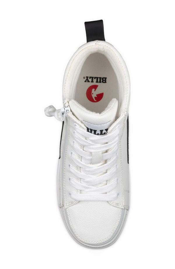 ビリーフットウェア メンズ シューズ スニーカー BILLY Footwear Classic High Top Sneaker White And Black ホワイト