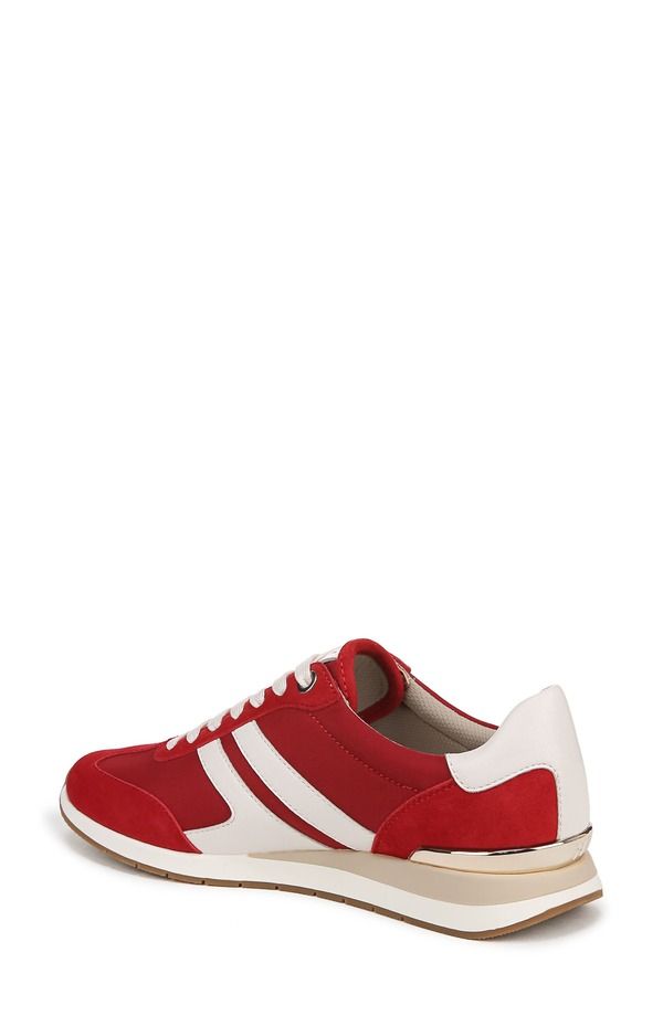 ナチュライザー レディース シューズ スニーカー Naturalizer Lorena Sneaker Crimson Red Warm White ホワイト