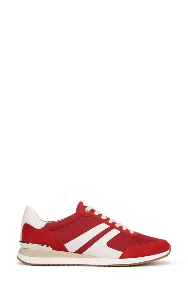 ナチュライザー レディース シューズ スニーカー Naturalizer Lorena Sneaker Crimson Red Warm White ホワイト