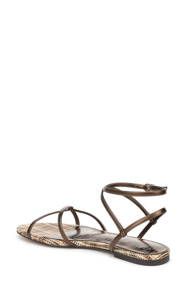 サムエデルマン レディース シューズ サンダル アンクル Sam Edelman Ellinankle Strap Sandal Bronze Metallic メタリック サムエデルマン レディース シューズ サンダル アンクル Sam Edelman Ellinankle Strap Sandal Bronze Metallic メタリック