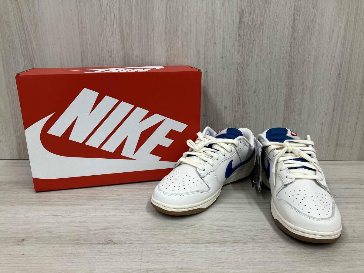 NIKE ナイキ ダンク LOW SE スニーカー 28cm ホワイト×ブルー DX3198－133