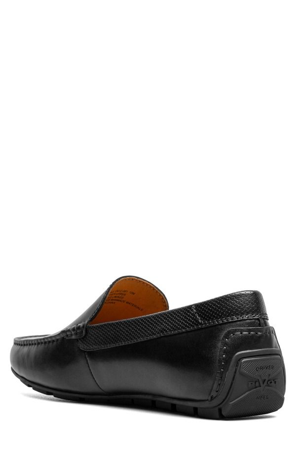 フローシャイム メンズ シューズ ローファー Florsheimotor Moc Toe Venetian Driving Loafer Black ブラック