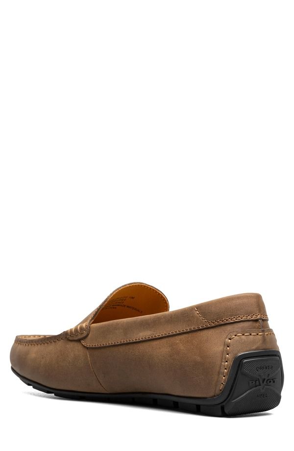 フローシャイム メンズ シューズ ローファー Florsheimotor Moc Toe Venetian Driving Loafer Brown ブラウン