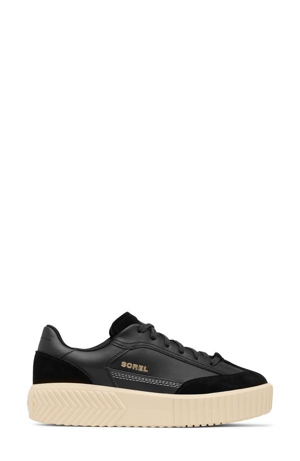 ソレル レディース シューズ スニーカー プラットフォーム SOREL Onave TToe Platform Sneaker Black Honey White ホワイト ソレル レディース シューズ スニーカー プラットフォーム SOREL Onave TToe Platform Sneaker Black Honey White ホワイト