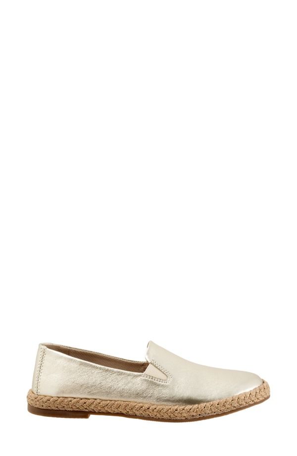 トロッターズ レディース シューズ サンダル Trotters Poppy Espadrille Flat Champagne シャンパン