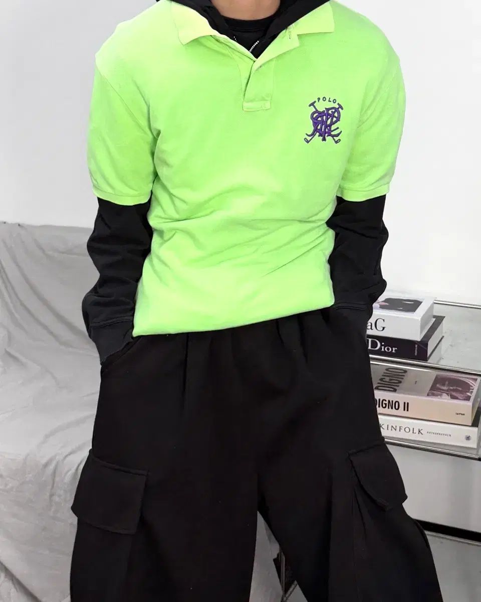 ポロ ラルフローレン ライトグリーン ラグビー pk L