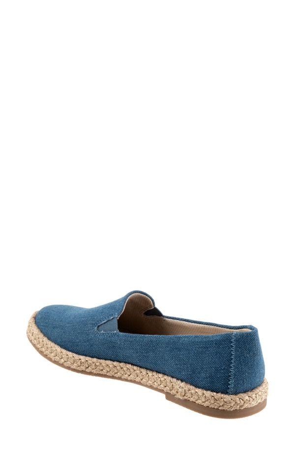 トロッターズ レディース シューズ サンダル Trotters Poppy Espadrille Flat Bluejean Text トロッターズ レディース シューズ サンダル Trotters Poppy Espadrille Flat Bluejean Text