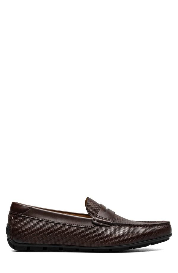 フローシャイム メンズ シューズ ローファー Florsheimotor Moc Toe Penny Driving Loafer Brown ブラウン
