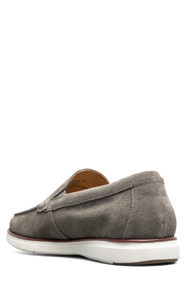 フローシャイム メンズ シューズ ローファー Florsheim Tropics Venetian Loafer Gray Suede グレー