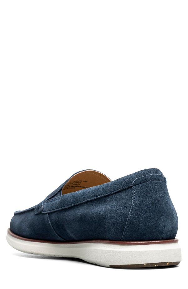 フローシャイム メンズ シューズ ローファー Florsheim Tropics Venetian Loafer Navy Suede ネイビー