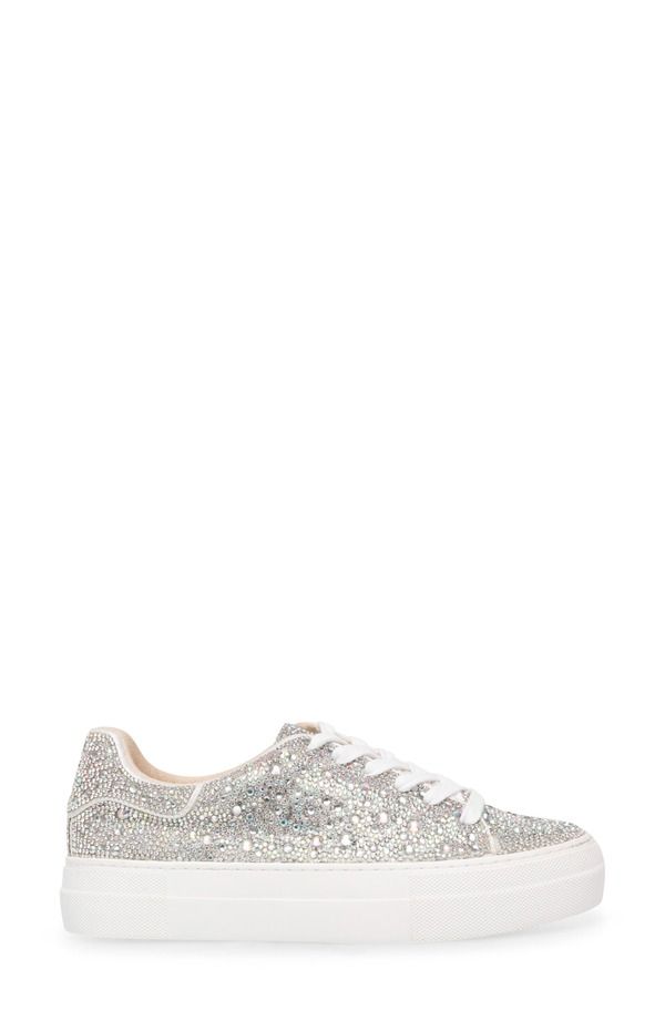 ベッツィジョンソン レディース シューズ スニーカー プラットフォーム Betsey Johnson Sidny Crystal Pav Platform Sneakerhinestone