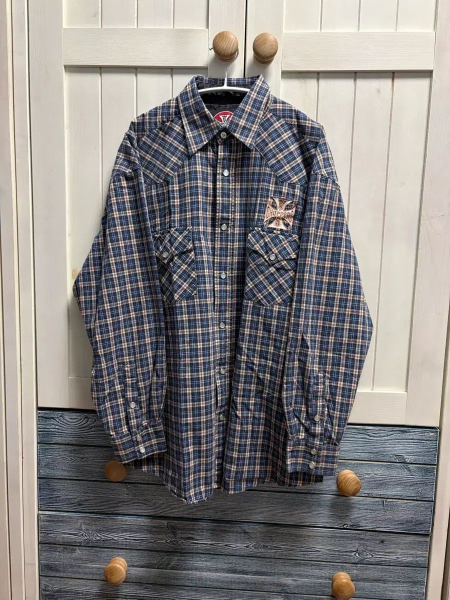 ウエスト コーストチャファーズ CHECK シャツ ラージ L サイズ