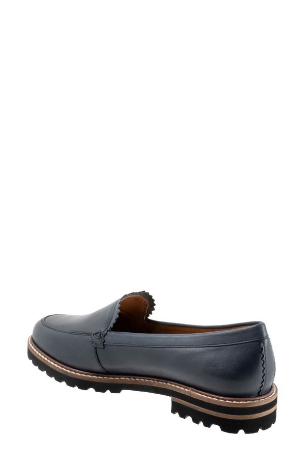 トロッターズ レディース シューズ スリッポン・ローファー Trotters Fayth Loafer Navy ネイビー トロッターズ レディース シューズ スリッポン・ローファー Trotters Fayth Loafer Navy ネイビー