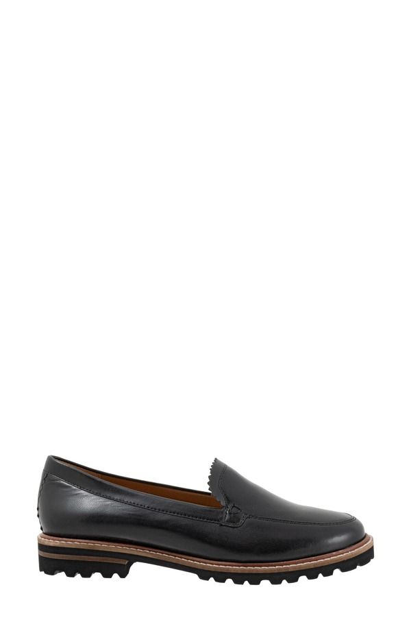 トロッターズ レディース シューズ スリッポン・ローファー Trotters Fayth Loafer Black ブラック トロッターズ レディース シューズ スリッポン・ローファー Trotters Fayth Loafer Black ブラック