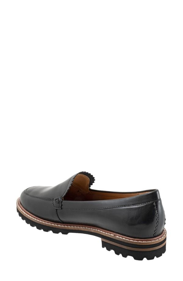 トロッターズ レディース シューズ スリッポン・ローファー Trotters Fayth Loafer Black ブラック トロッターズ レディース シューズ スリッポン・ローファー Trotters Fayth Loafer Black ブラック