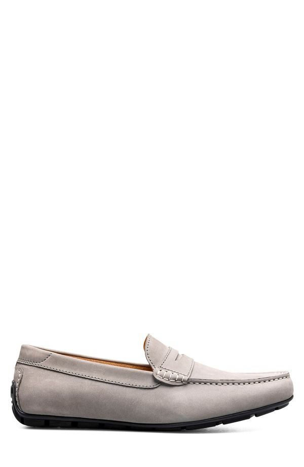 フローシャイム メンズ シューズ ローファー Florsheimotor Driving Loafer Gray グレー
