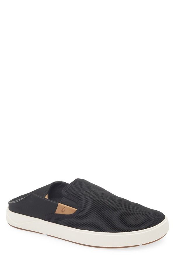 オルカイ メンズ シューズ スニーカー OluKai Laeahi Nui Convertible SlipOn Sneaker Black Tan ブラック オルカイ メンズ シューズ スニーカー OluKai Laeahi Nui Convertible SlipOn Sneaker Black Tan ブラック
