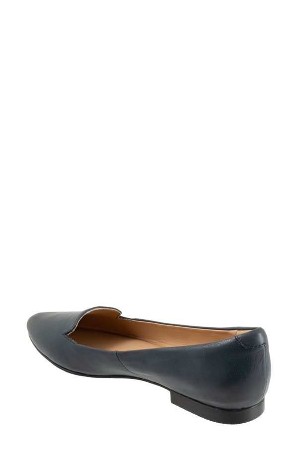 トロッターズ レディース シューズ スリッポン・ローファー Trotters Harlowe Pointed Toe Loafer Navy ネイビー