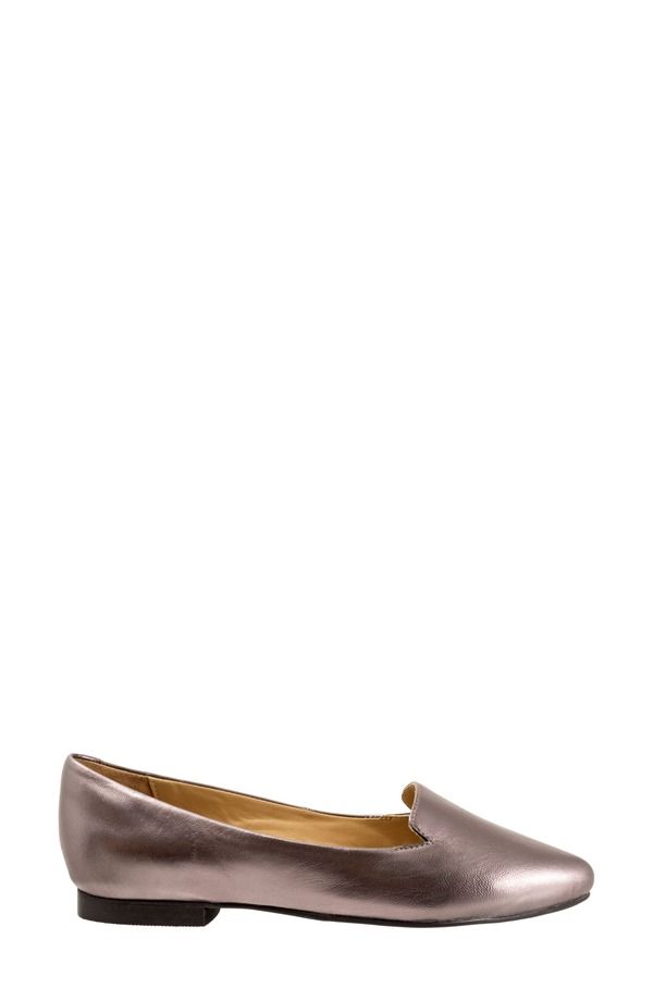 トロッターズ レディース シューズ スリッポン・ローファー Trotters Harlowe Pointed Toe Loafer Pewter ピューター