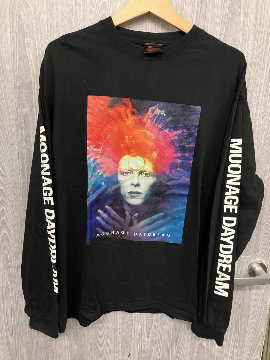 美品　デヴィッド・ボウイ　Moonage Daydream Tシャツ　黒　ＸＬ BOWIE /ボウイ Tシャツ ブラック サイズL Movie T-shirt David Bowie