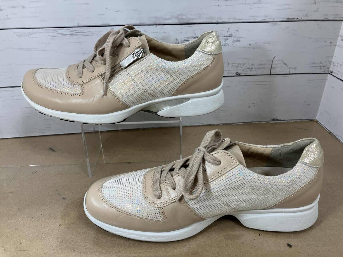ASICS アシックス 1212A236-250 レザースニーカー スニーカー ベージュ/ゴールド 24,1/2 春秋冬 ASICS アシックス 1212A236-250 レザースニーカー スニーカー ベージュ/ゴールド 24,1/2 春秋冬