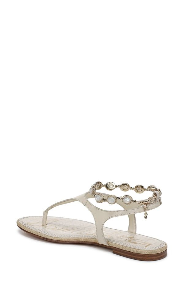サムエデルマン レディース シューズ サンダル アンクル Sam Edelman Cannankle Strap Sandal Modern Ivory アイボリー
