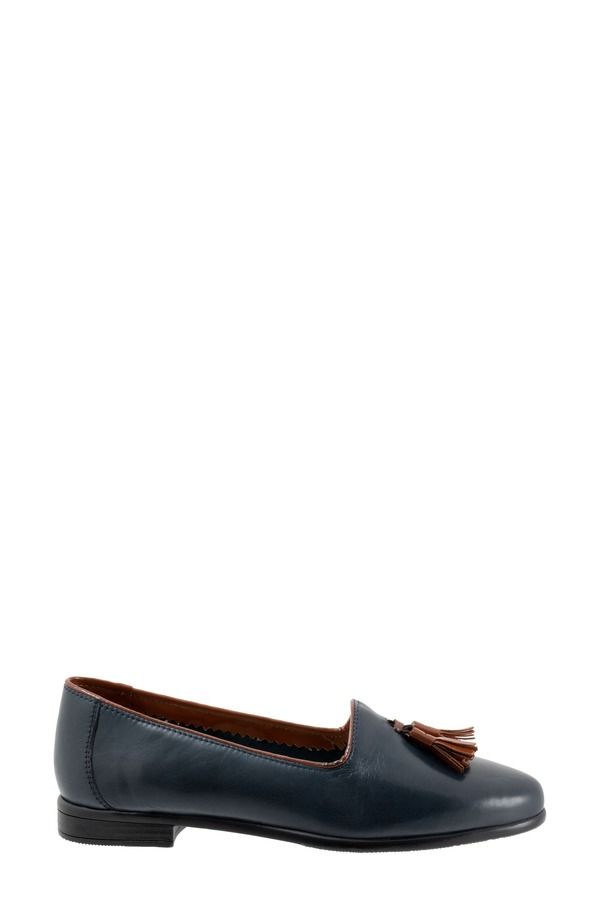 トロッターズ レディース シューズ スリッポン・ローファー Trotters Liz Tasseloafer Navy ネイビー