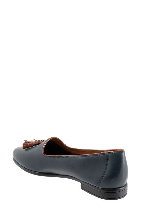 トロッターズ レディース シューズ スリッポン・ローファー Trotters Liz Tasseloafer Navy ネイビー