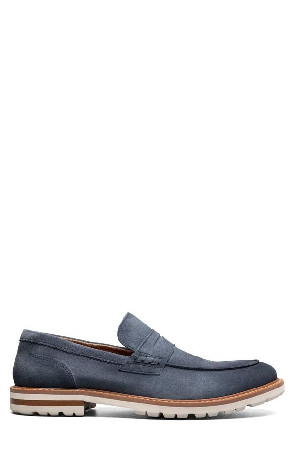 ステイシーアダムス メンズ シューズ ローファー Stacy Adams Hopkins Penny Loafer Navy Suede ネイビー