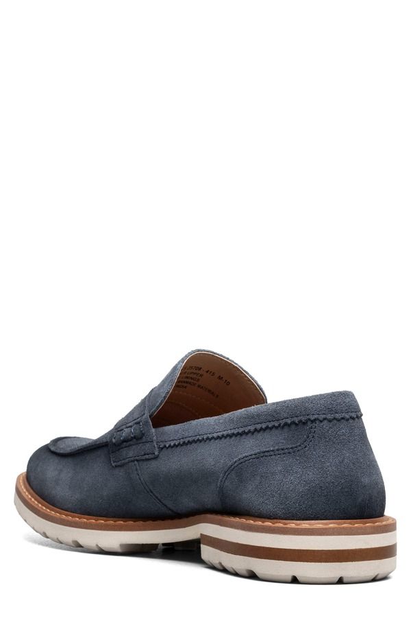 ステイシーアダムス メンズ シューズ ローファー Stacy Adams Hopkins Penny Loafer Navy Suede ネイビー