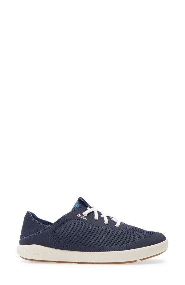 オルカイ メンズ シューズ スニーカー OluKai Moku Pae Sneaker Trench Blue Off White オフホワイト