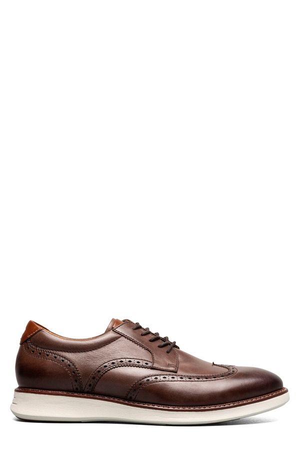フローシャイム メンズ シューズ ウィングチップ ダービー Florsheim Launch Wingtip Derby Brown ブラウン