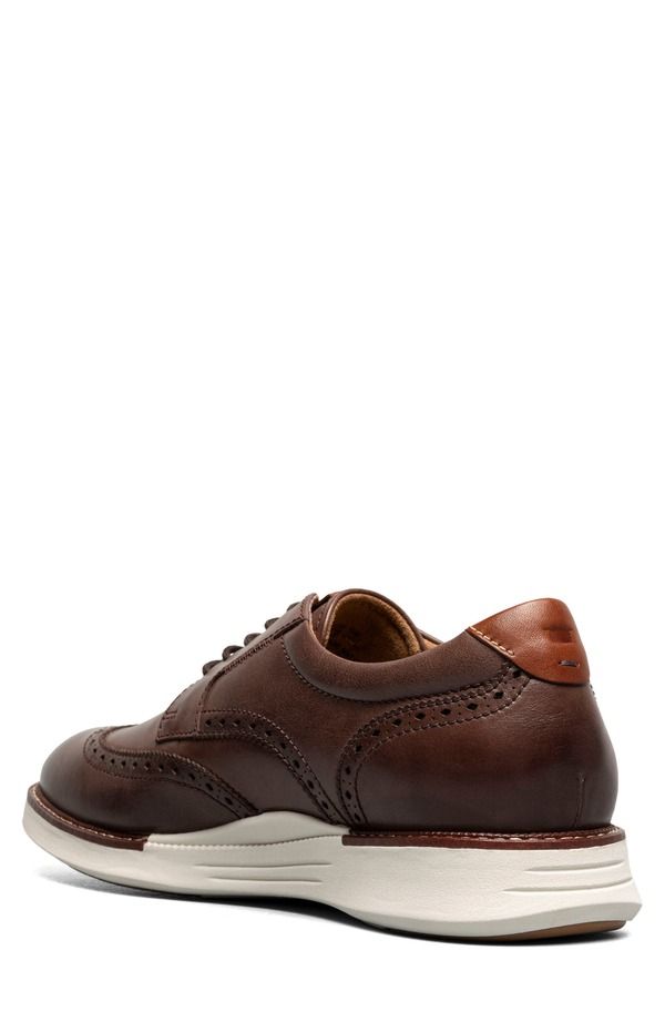 フローシャイム メンズ シューズ ウィングチップ ダービー Florsheim Launch Wingtip Derby Brown ブラウン