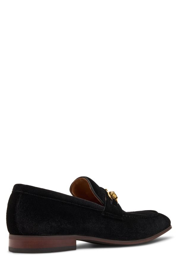 スティーブ マデン メンズ シューズ ベルベット ローファー Steve Madden Jandre Velvet Bit Loafer Black Velvet ブラック