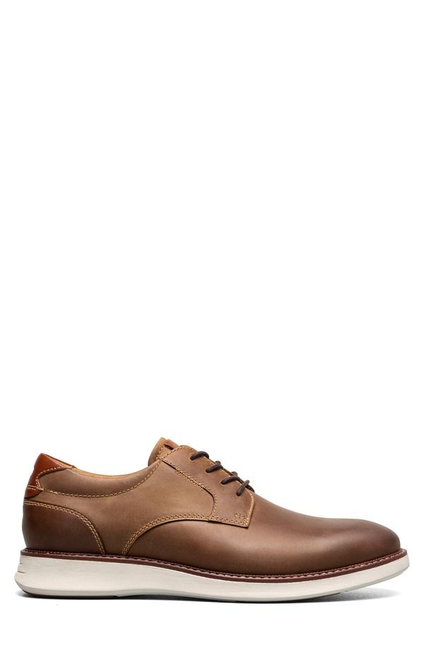 フローシャイム メンズ シューズ ダービー Florsheim Launch Plain Toe Derby Brown ブラウン