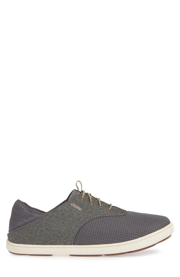 オルカイ メンズ シューズ スニーカー OluKai Nohea Moku Sneaker Charcoal Clay Textile チャコール