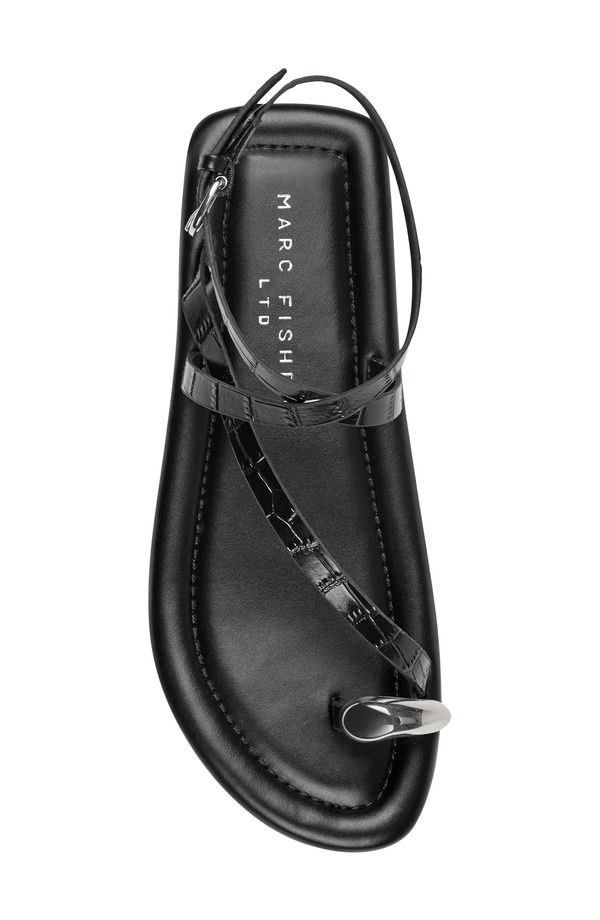 マーク・フィッシャー レディース シューズ サンダル Marc Fisher LTD Gynnie Strappy Sandal Black ブラック