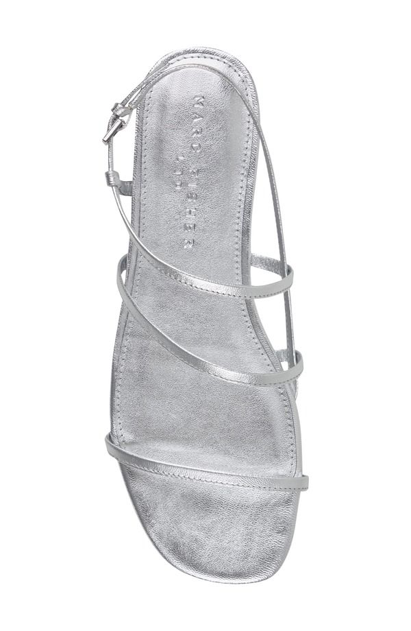 マーク・フィッシャー レディース シューズ サンダル Marc Fisher LTD Elysha Slingback Sandal Silver シルバー マーク・フィッシャー レディース シューズ サンダル Marc Fisher LTD Elysha Slingback Sandal Silver シルバー