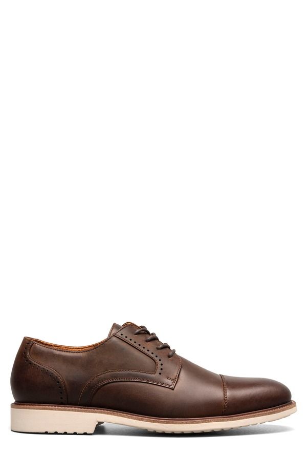 ステイシーアダムス メンズ シューズ ダービー キャップ Stacy Adams Wesbridge Cap Toe Derby Brown ブラウン