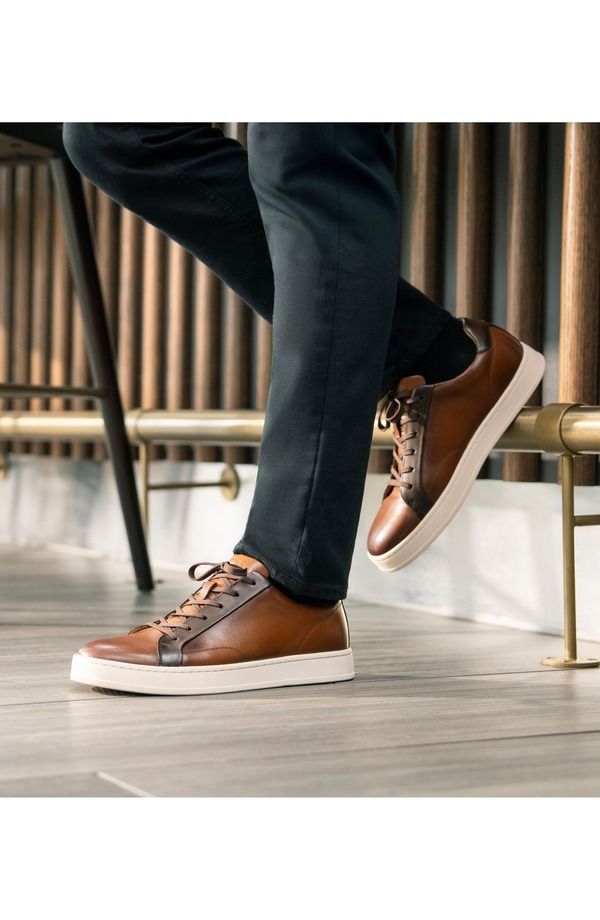 フローシャイム メンズ シューズ スニーカー レース Florsheimonopoli LacetoToe Sneaker Cognac Multi マルチカラー フローシャイム メンズ シューズ スニーカー レース Florsheimonopoli LacetoToe Sneaker Cognac Multi マルチカラー