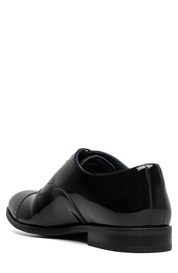 ステイシーアダムス メンズ シューズ キャップ Stacy Adams Concorde II Patent Cap Toe Wholecut Shoe Black Patent ブラック