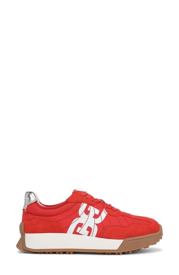 サムエデルマン レディース シューズ スニーカー Sam Edelman Langley Retro Sneaker Sport Red White ホワイト サムエデルマン レディース シューズ スニーカー Sam Edelman Langley Retro Sneaker Sport Red White ホワイト