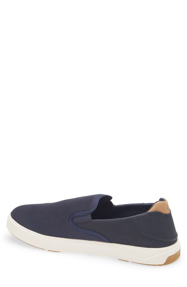 オルカイ メンズ シューズ スニーカー OluKai Laeahi Nui Convertible SlipOn Sneaker Trench Blue Tan ブルー