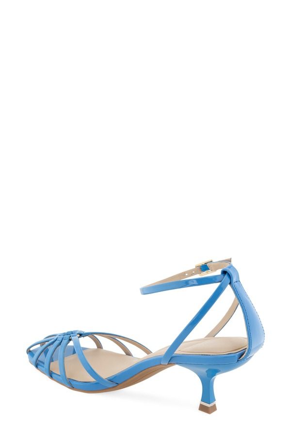 ケネスコール レディース シューズ サンダル アンクル Kenneth Cole Genevieve Ankle Strap Sandal Blue Patent ブルー