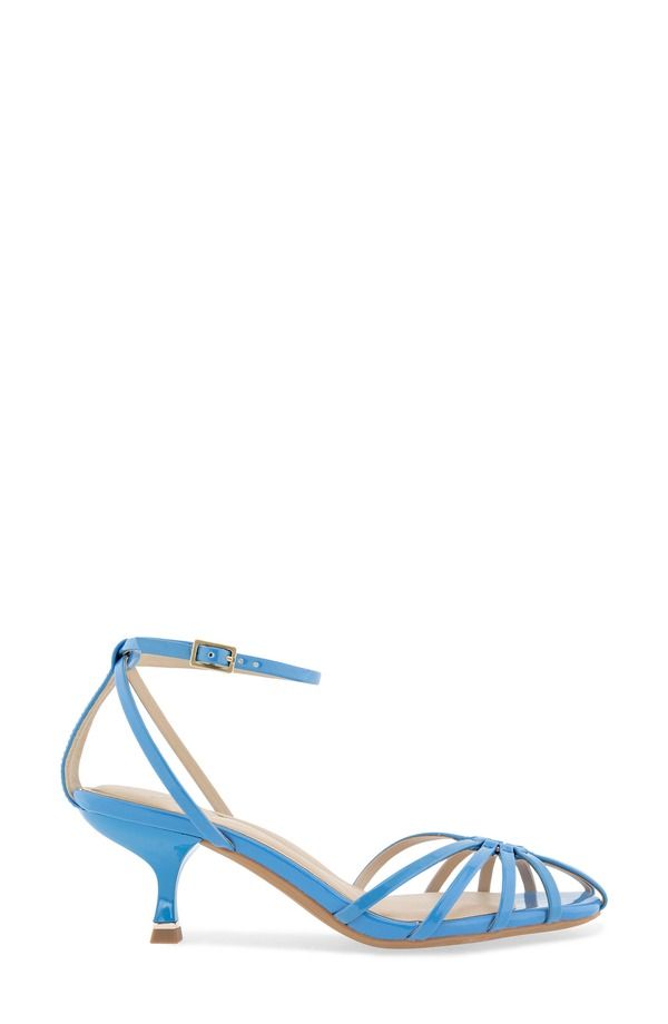 ケネスコール レディース シューズ サンダル アンクル Kenneth Cole Genevieve Ankle Strap Sandal Blue Patent ブルー