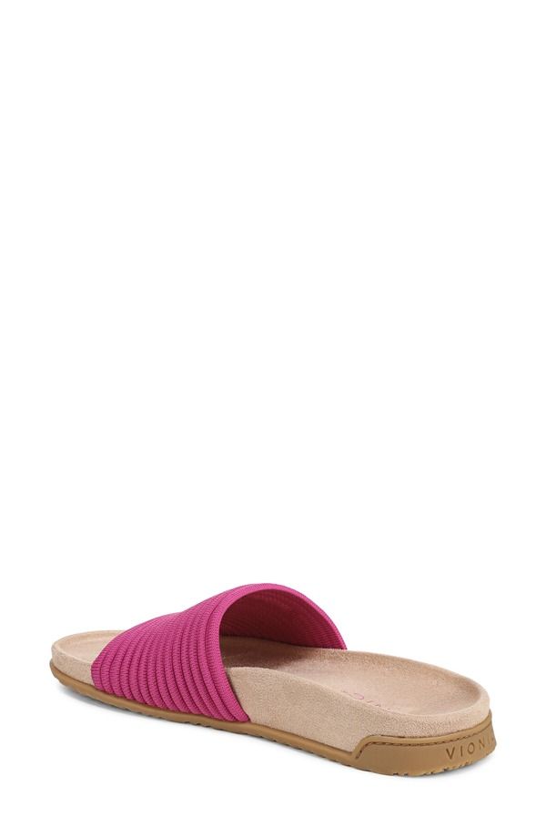 バイオニック レディース シューズ サンダル Vionic Evie Slide Sandal Rose Violet バイオレット