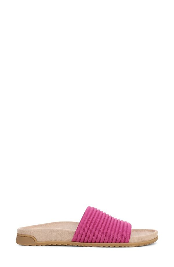 バイオニック レディース シューズ サンダル Vionic Evie Slide Sandal Rose Violet バイオレット
